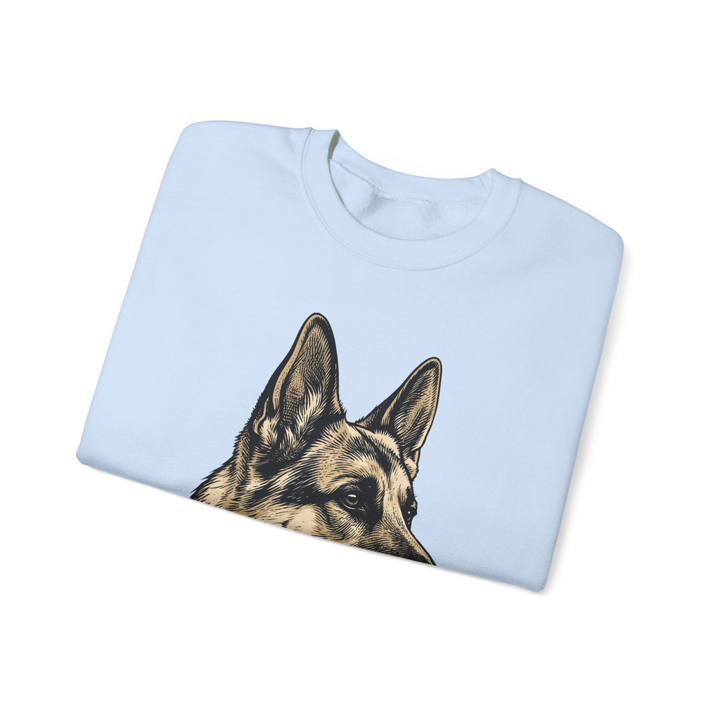 German Shepherd Sweatshirt Dog Pets Gift Women Hand Drawn Sweatshirt Alsatian Sweatshirt Dog Fan Illustrated Graphic Dog Design Vintage Animal Portrait
