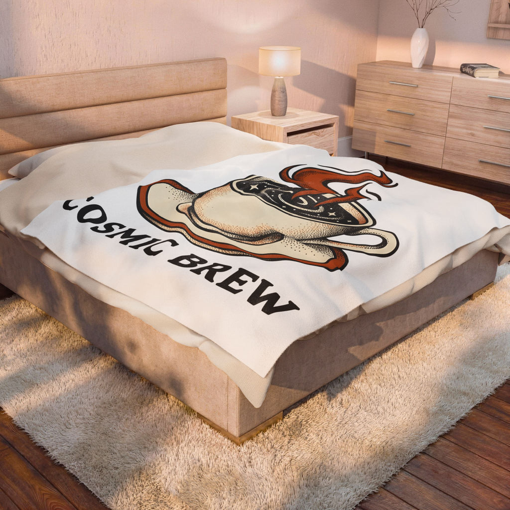 Coffee Blanket Blanket Boho Chic Espresso Gift Women Retro Blanket Blanket Blanket Bohemian Fan Vintage Blanket Coffee Graphic Sketch Sparkles Blanket