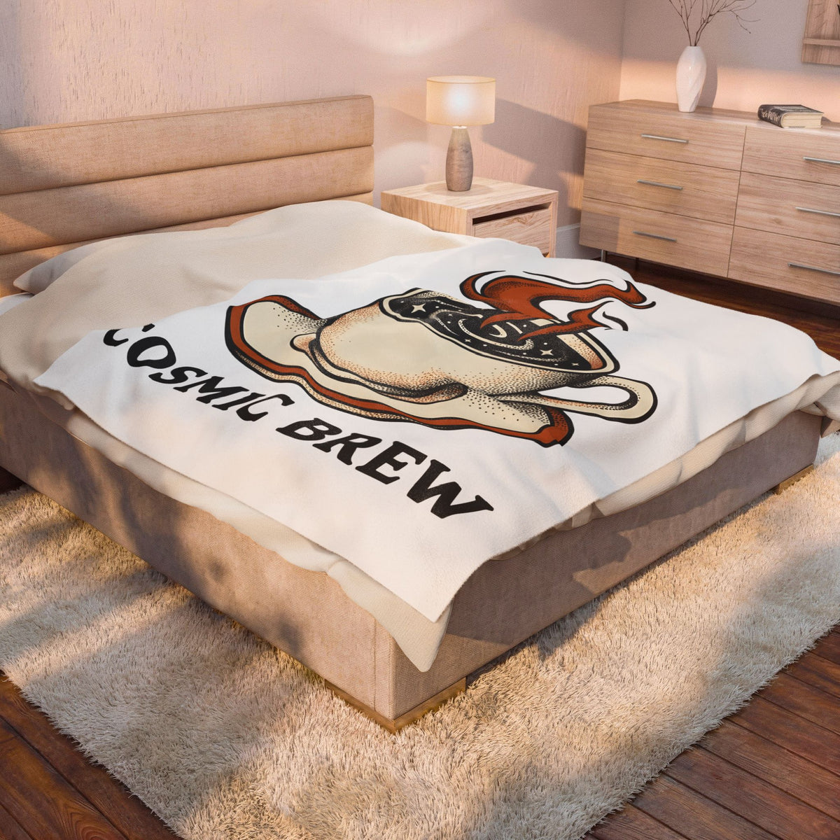 Coffee Blanket Blanket Boho Chic Espresso Gift Women Retro Blanket Blanket Blanket Bohemian Fan Vintage Blanket Coffee Graphic Sketch Sparkles Blanket