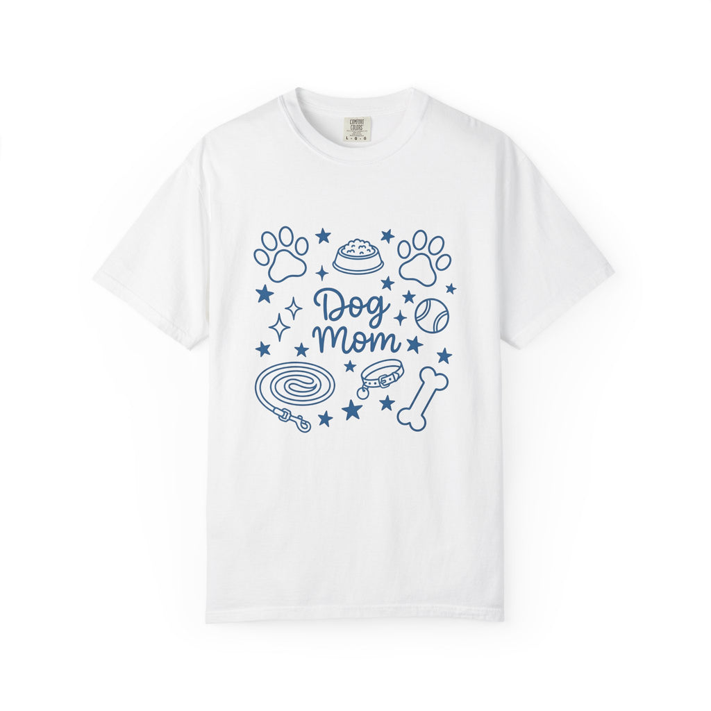 Dog Paws T-Shirt Dog Mom Dog Mom Pet Gift Women Doodle T-Shirt Paw T-Shirt Dog Parent Fan Hand Drawn T-Shirt Animal Graphic Minimalist Stars T-Shirt