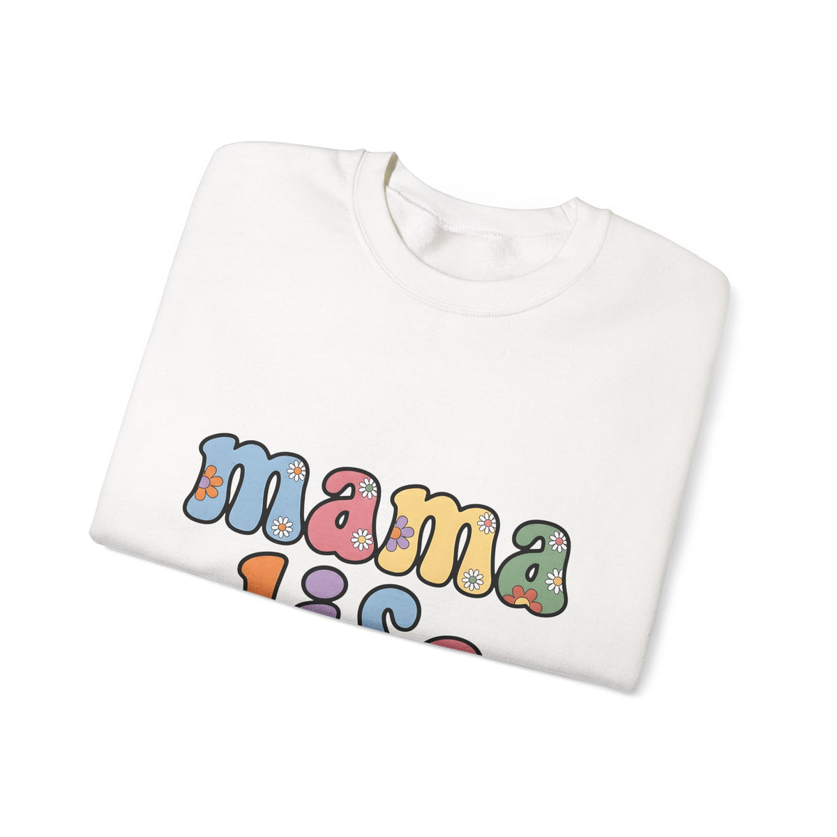 Bloom Typography Sweatshirt Moms Relatives Gift Women Boho Sweatshirt Typography Sweatshirt Motherhood Enthusiast Bohemian Sweatshirt Family Graphic Classic