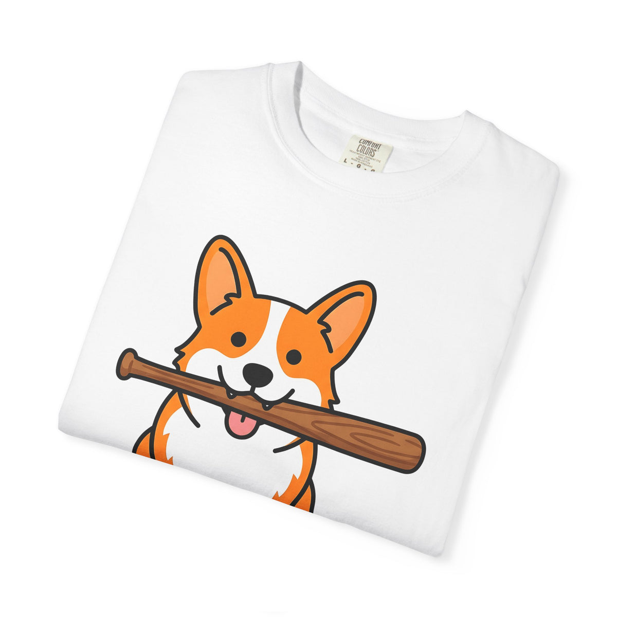 Corgi Pet T-Shirt Dog Funny Gift Women Animation T-Shirt Puppy T-Shirt Dog Fan Cartoon T-Shirt Humor Graphic Manga Bat Ball T-Shirt
