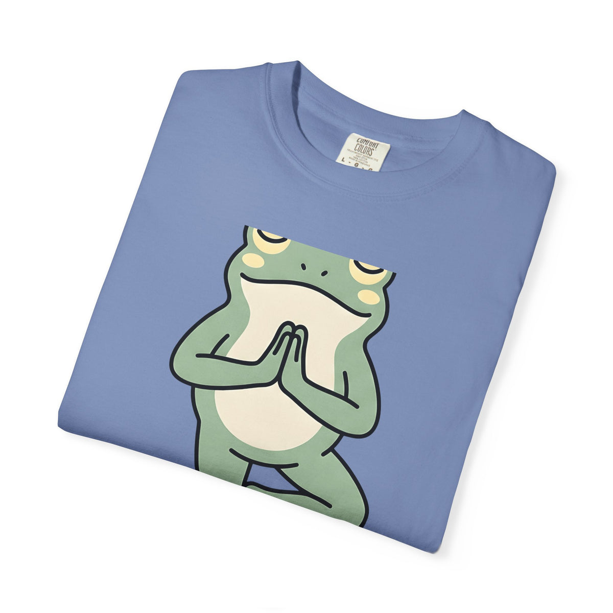 Yoga Frog T-Shirt Yoga Nature Gift Women Sketch T-Shirt Toad T-Shirt Yoga Enthusiast Drawing Illustration Wildlife Graphic Clean Standing Pose
