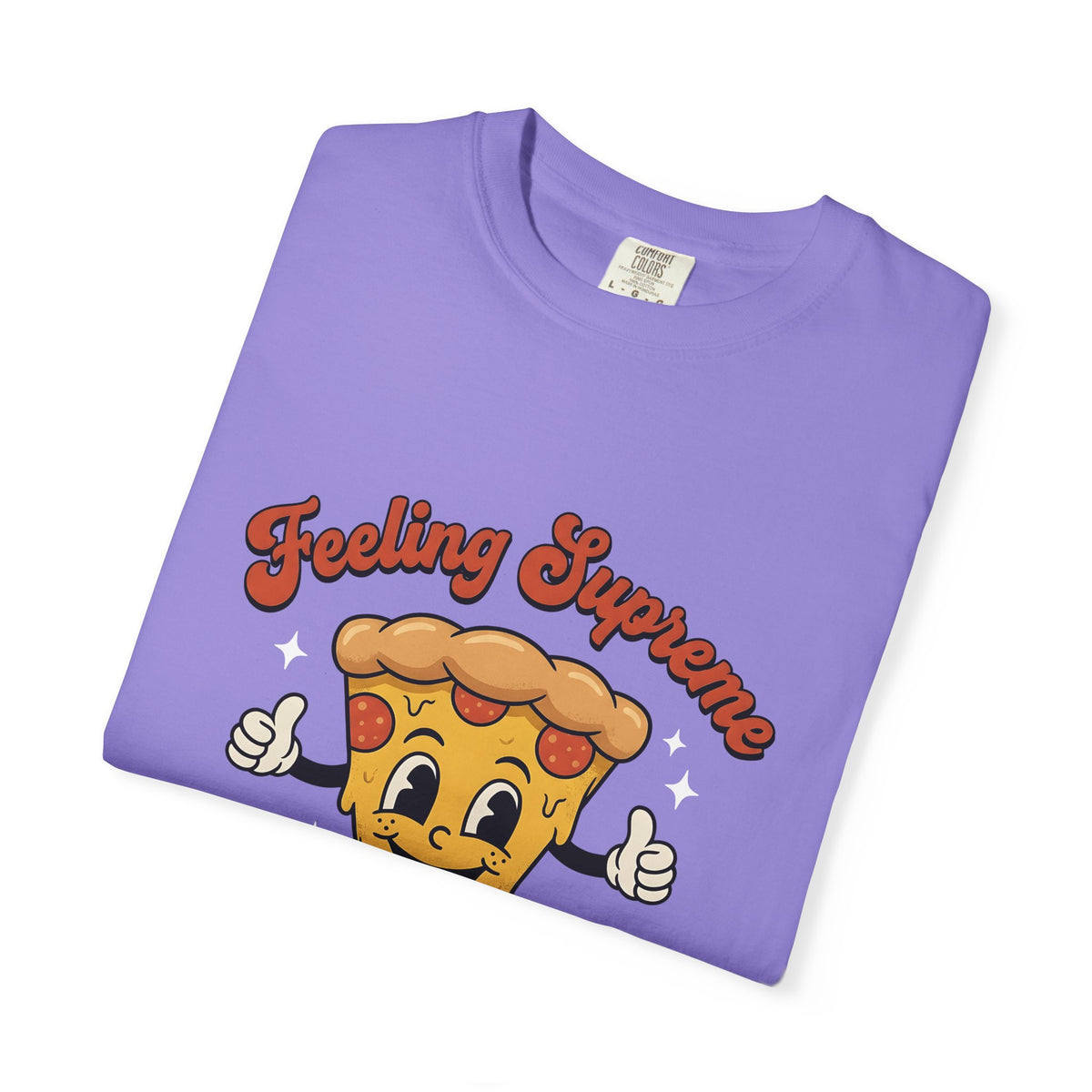 Pizza Cartoon T-Shirt Pizza Food Gift Women Cute T-Shirt Pizza T-Shirt Pizza Fan Kawaii T-Shirt Cuisine Graphic Retro Stars T-Shirt