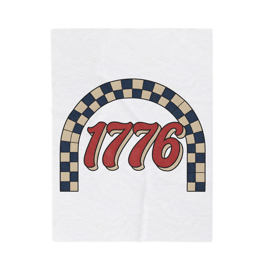 Vintage Numbers Blanket America Patriotic Gift Women Retro Blanket Typography Blanket American Enthusiast Vintage Blanket Star Graphic Distressed
