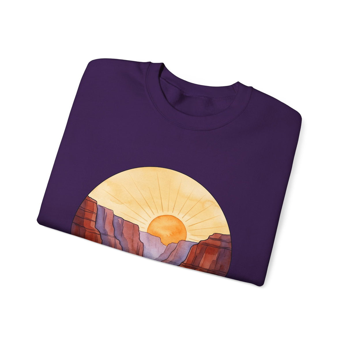 Desert Canyon Sweatshirt Nature Hiking Gift Women Hand Painted Sweatshirt Canyon Sweatshirt Outdoors Enthusiast Painted Sweatshirt Trekker Graphic Retro Dawn