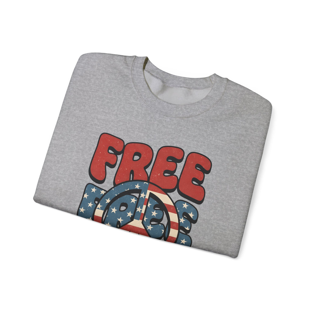 Peace Sign Sweatshirt 4th Of July Independence Gift Women Nostalgic Sweatshirt Peace Symbol Sweatshirt Patriot Fan Retro Sweatshirt Liberty Graphic Classic
