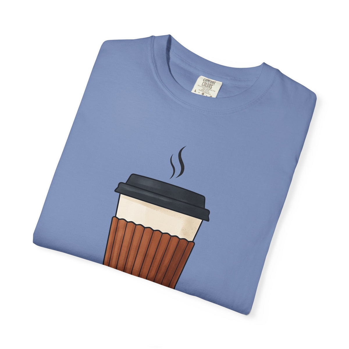 Coffee Cup Nurses Coffee Gift Modern Mug Nurse Enthusiast Contemporary Caffeine Minimalist Steam T-Shirt