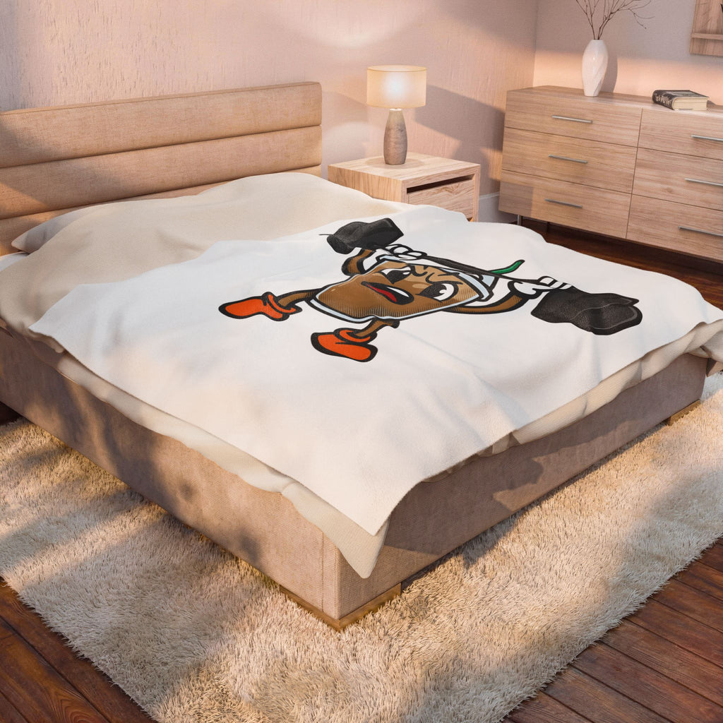 Latte Cup Icon Blanket Coffee Exercise Gift Women Caricature Blanket Coffee Blanket Blanket Coffee Fan Fitness Graphic Blanket Pop Art Gym Weight