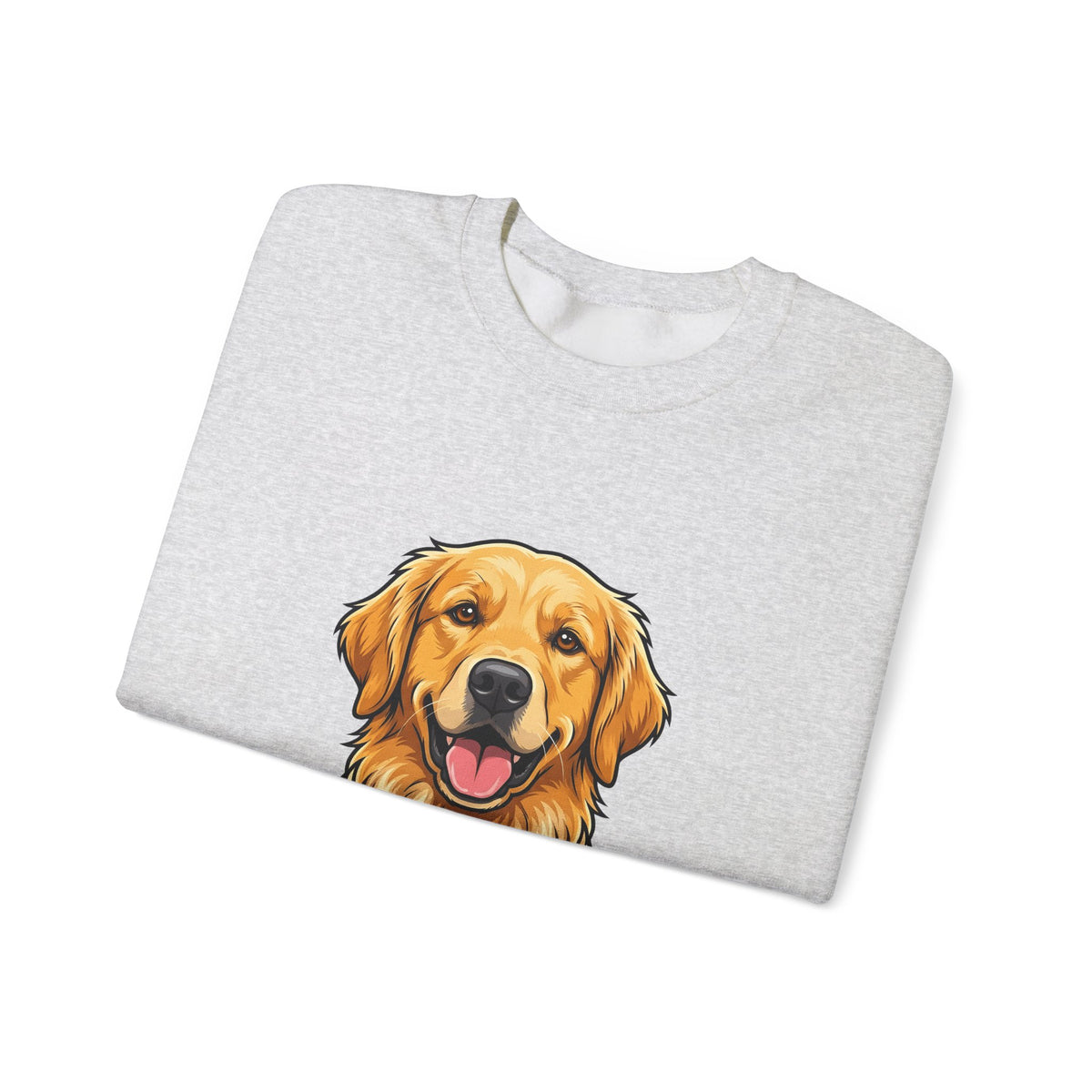 Golden Retriever Dog Pet Gift Cartoon Retriever Dog Fan Puppy Doggy Bold Fur Sweatshirt