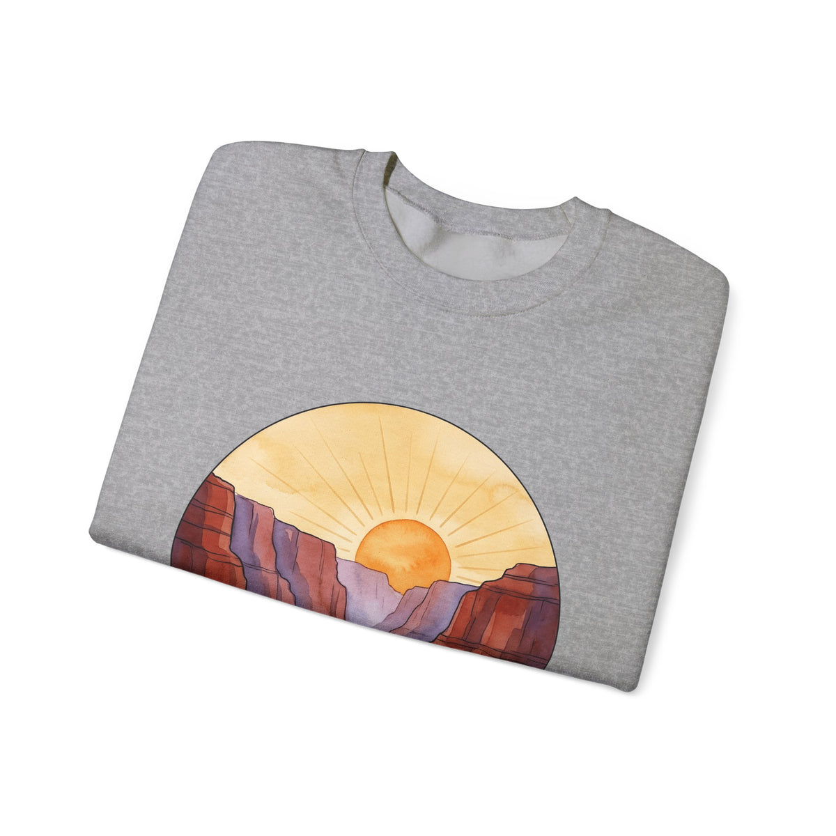 Desert Canyon Sweatshirt Nature Hiking Gift Women Hand Painted Sweatshirt Canyon Sweatshirt Outdoors Enthusiast Painted Sweatshirt Trekker Graphic Retro Dawn
