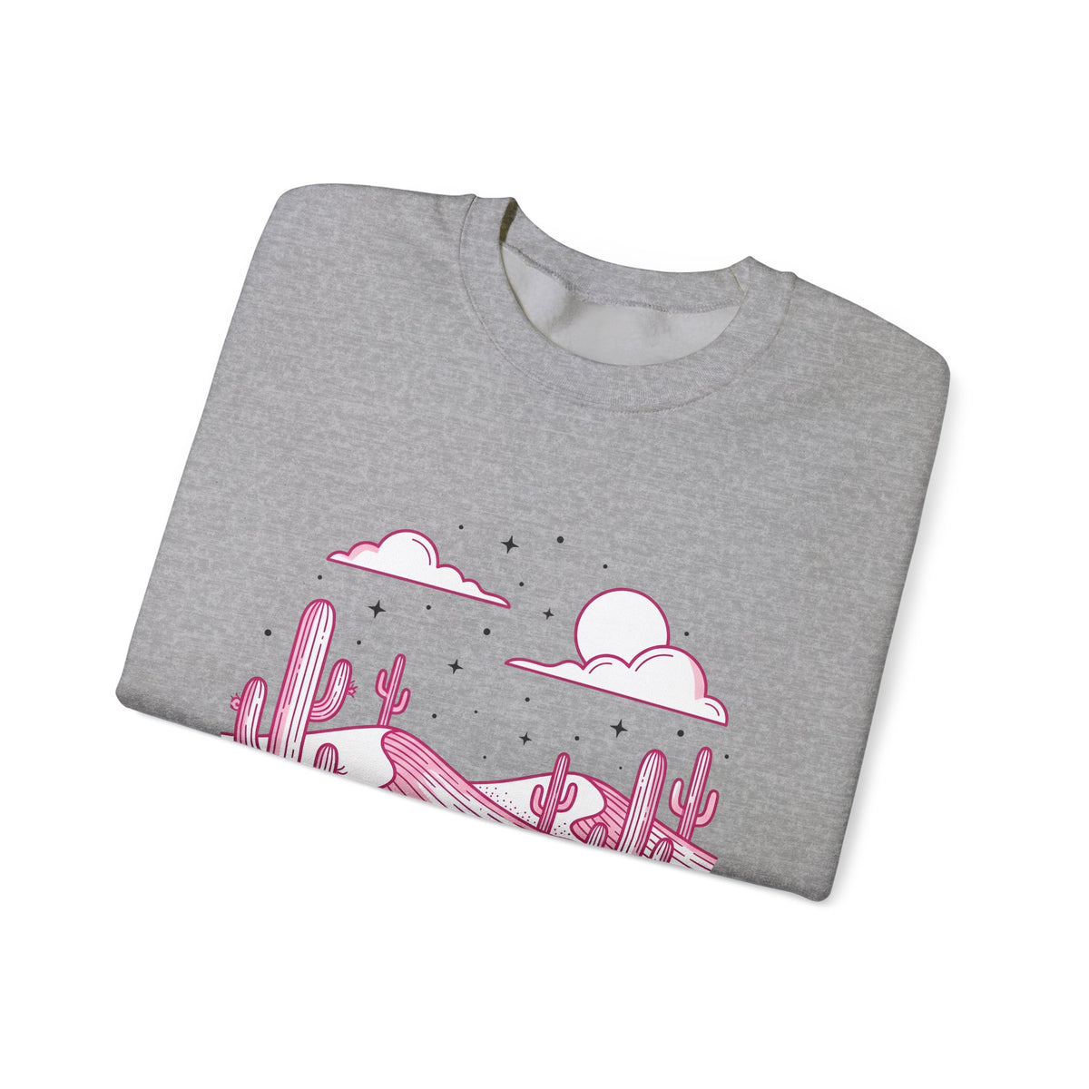 Desert Plant Desert Wilderness Gift Modern Cactus Desert Fan Succulent Wilderness Line Sweatshirt