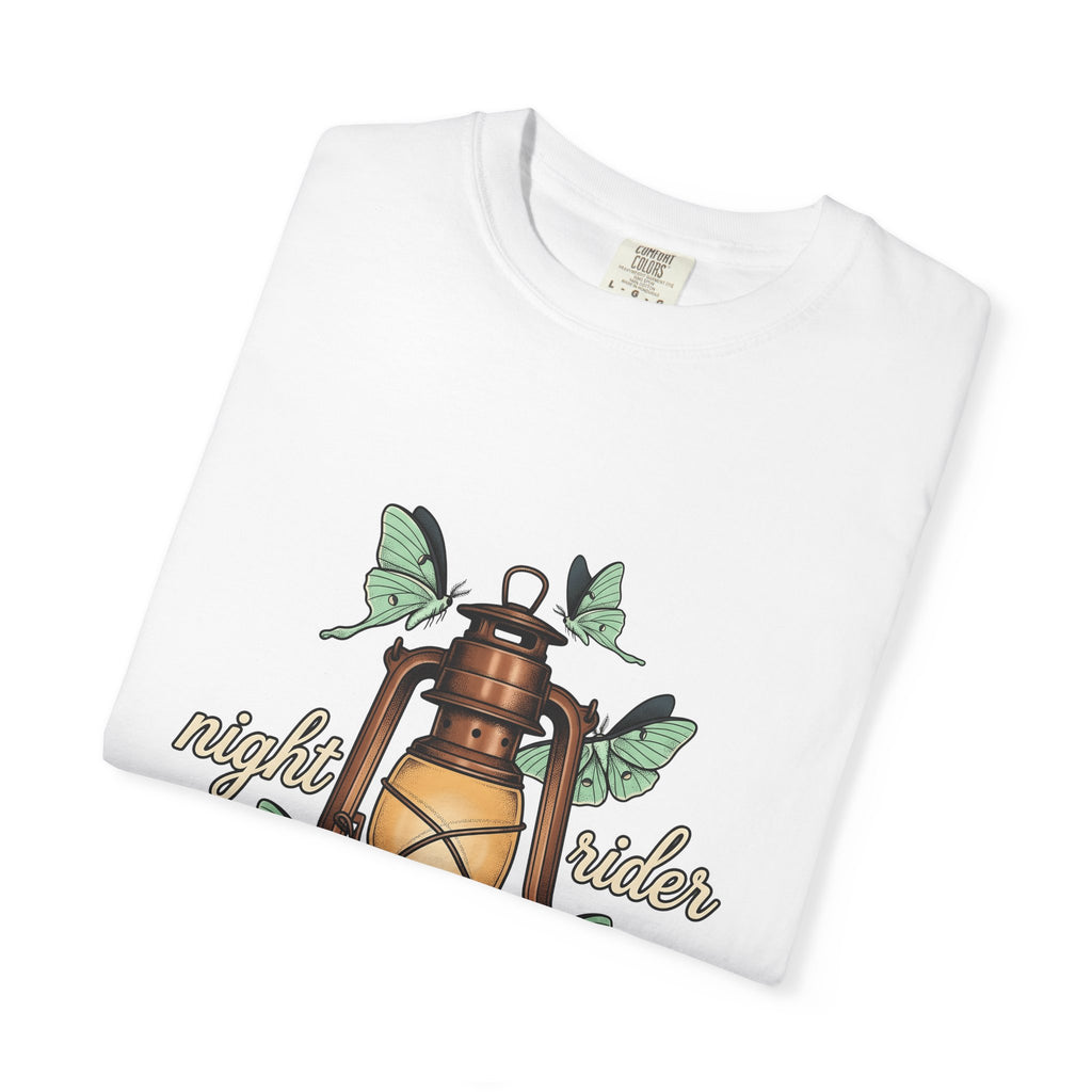 Night Moths T-Shirt Cowgirl Cowboy Gift Women Classic T-Shirt Moths T-Shirt Rodeo Fan Vintage T-Shirt Cowboy Graphic Line Art Insect T-Shirt