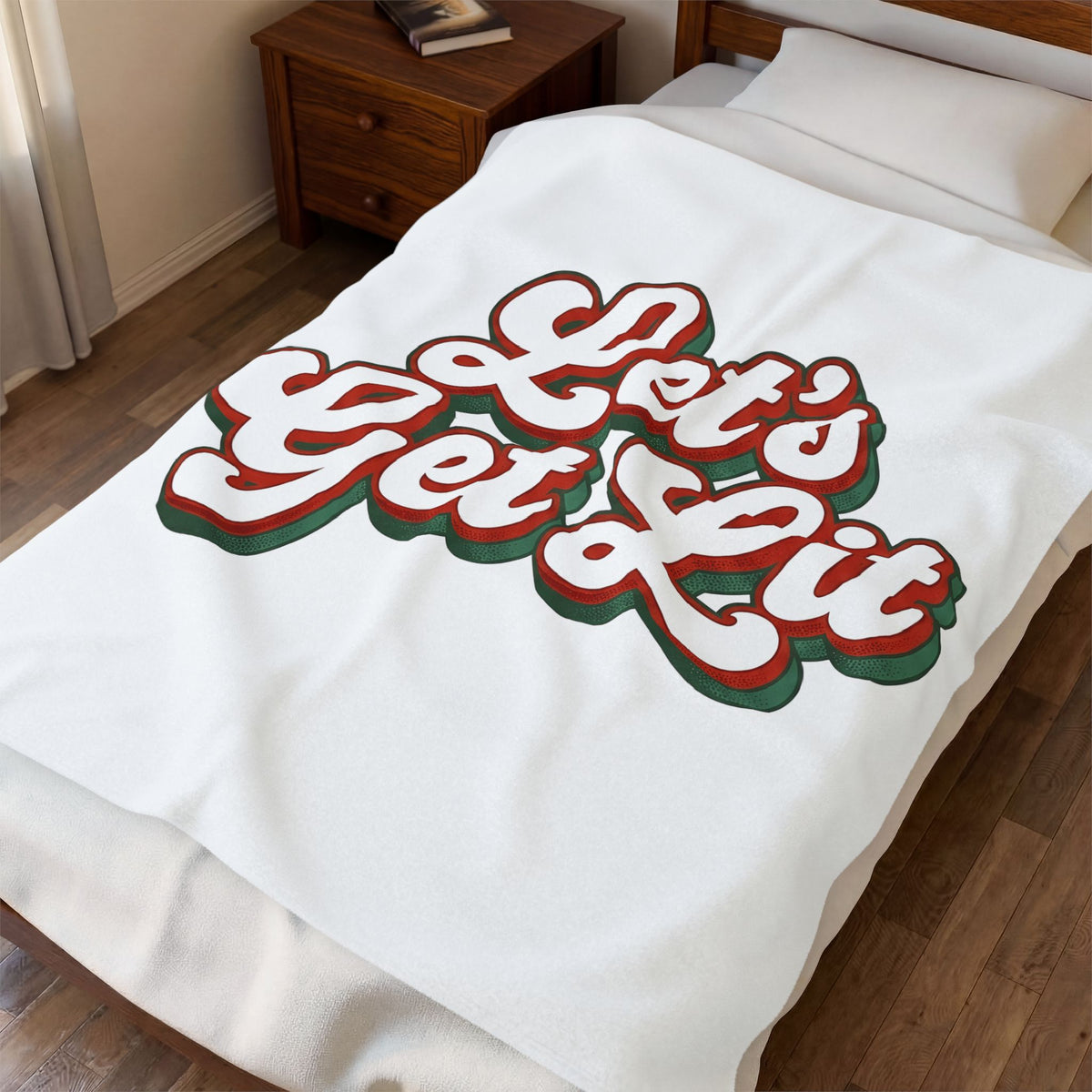 Festive Message Blanket Christmas Fun Gift Women Joyful Blanket Holiday Greeting Blanket Christmas Fan Cheerful Blanket Amusement Graphic Classic
