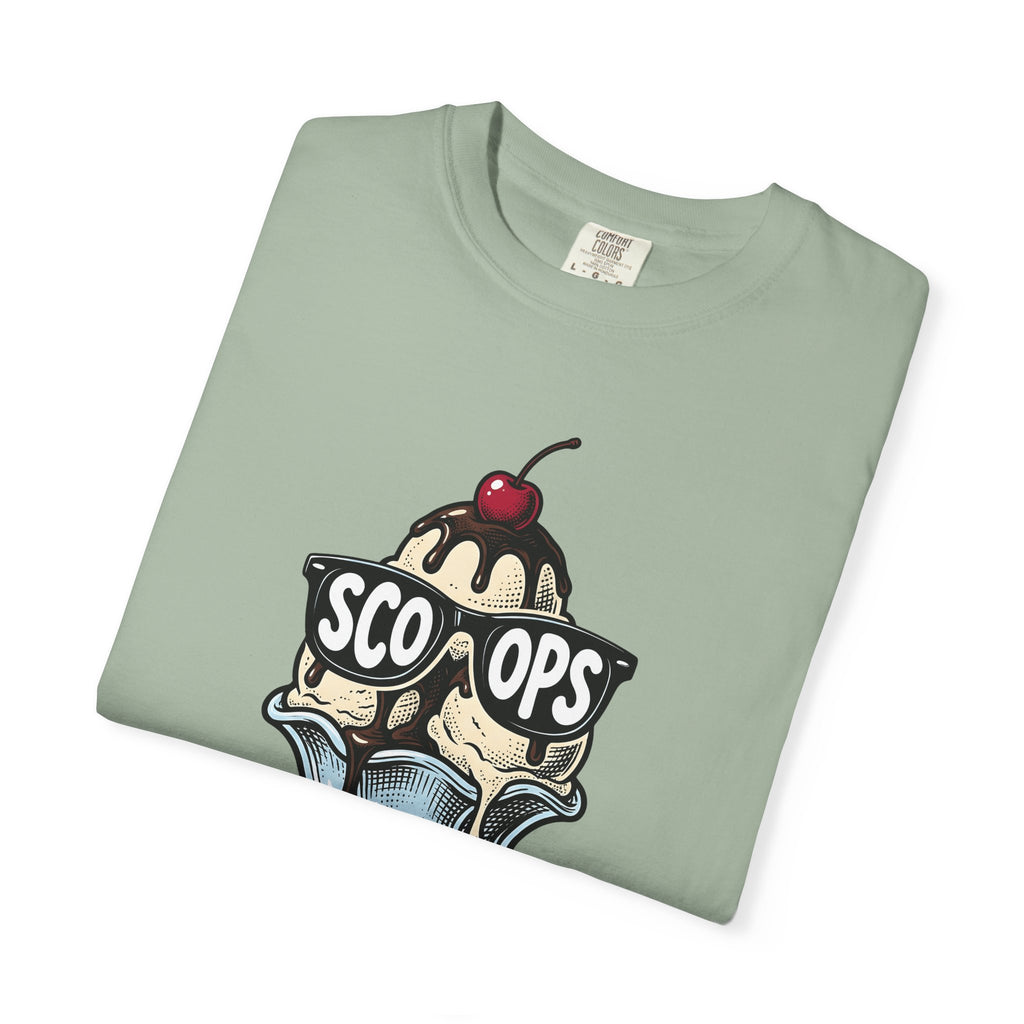 Ice Cream Cone T-Shirt Desserts Cuisine Gift Women Comic T-Shirt Ice Cream T-Shirt Sweets Fan Cartoon T-Shirt Food Graphic Vintage Shades T-Shirt