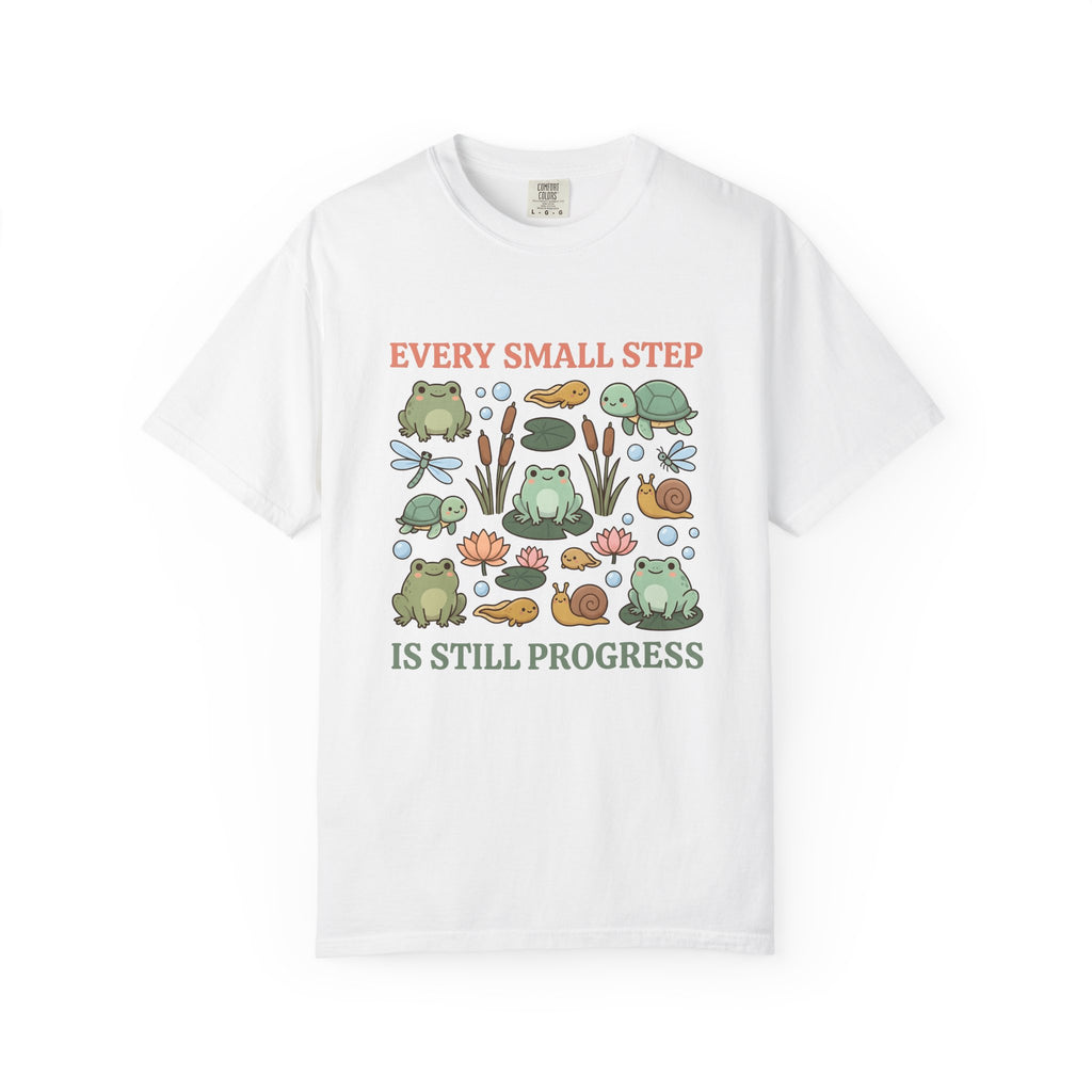 Frog Turtle Snail T-Shirt Motivation Nature Gift Women Cartoon T-Shirt Amphibian T-Shirt Inspirational Enthusiast Comic T-Shirt Environmental
