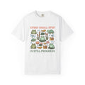 Frog Turtle Snail T-Shirt Motivation Nature Gift Women Cartoon T-Shirt Amphibian T-Shirt Inspirational Enthusiast Comic T-Shirt Environmental