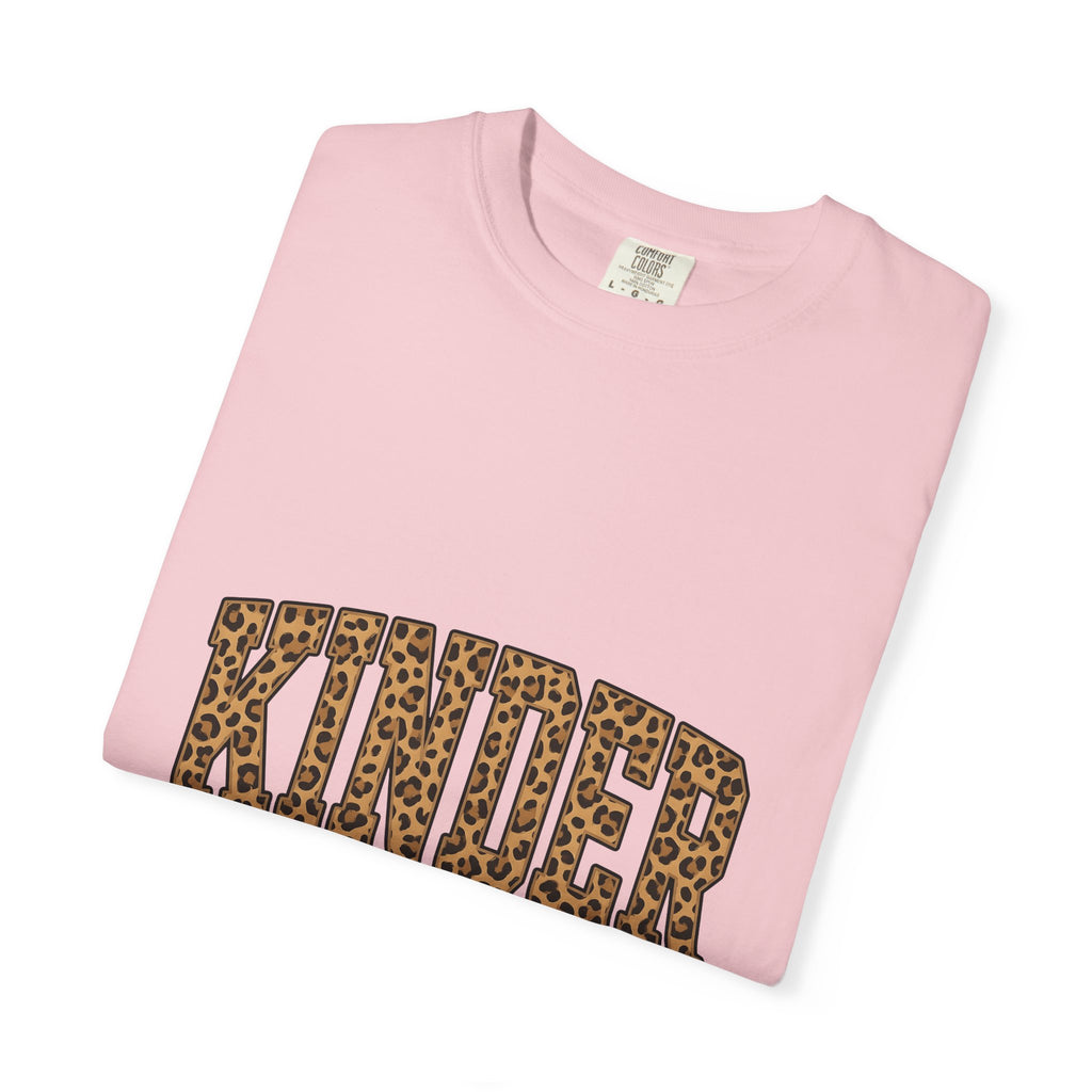 Leopard Spots Font T-Shirt Teachers School Gift Women Thick T-Shirt Typography T-Shirt Educator Enthusiast Bold T-Shirt Academic Graphic Classic