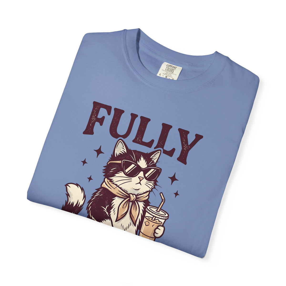 Cat Eyeglasses T-Shirt Funny Critter Gift Women Throwback T-Shirt Cat Glasses T-Shirt Humor Fan Vintage T-Shirt Animal Graphic Line Art Iced Mocha