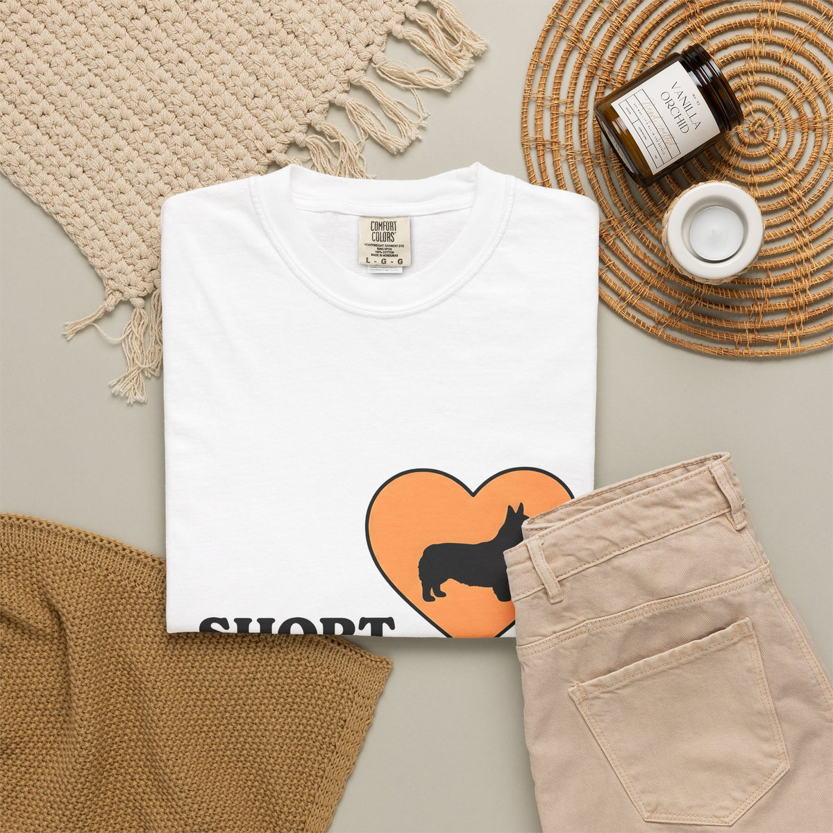 Corgi Dog T-Shirt Dog Humor Gift Women Bold Graphic T-Shirt Pembroke Welsh Corgi T-Shirt Dog Fan Corgi Graphic Humor Illustration Funny Retro