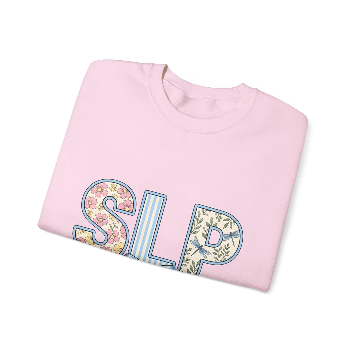 Floral Dragonfly Monogram Sweatshirt Speech Therapist Educator Gift Women Whimsical Sweatshirt Monogram Sweatshirt Speech Pathology Enthusiast Whimsy