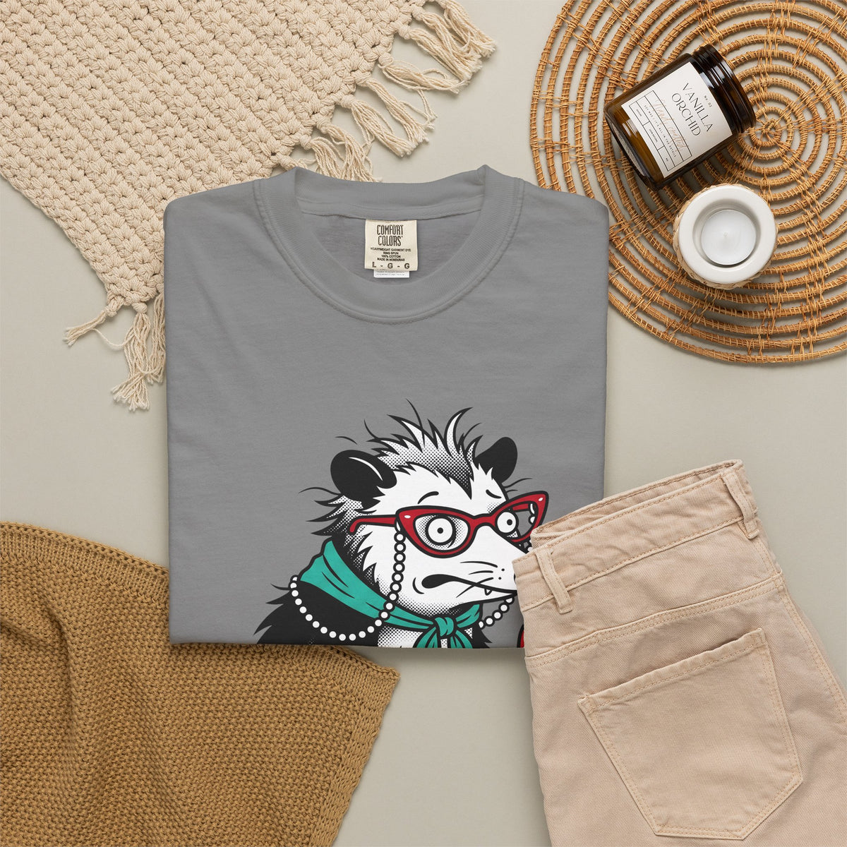 Opossum Possum Wildlife Gift Comic Possum Opossum Fan Opossum Wildlife T-Shirt