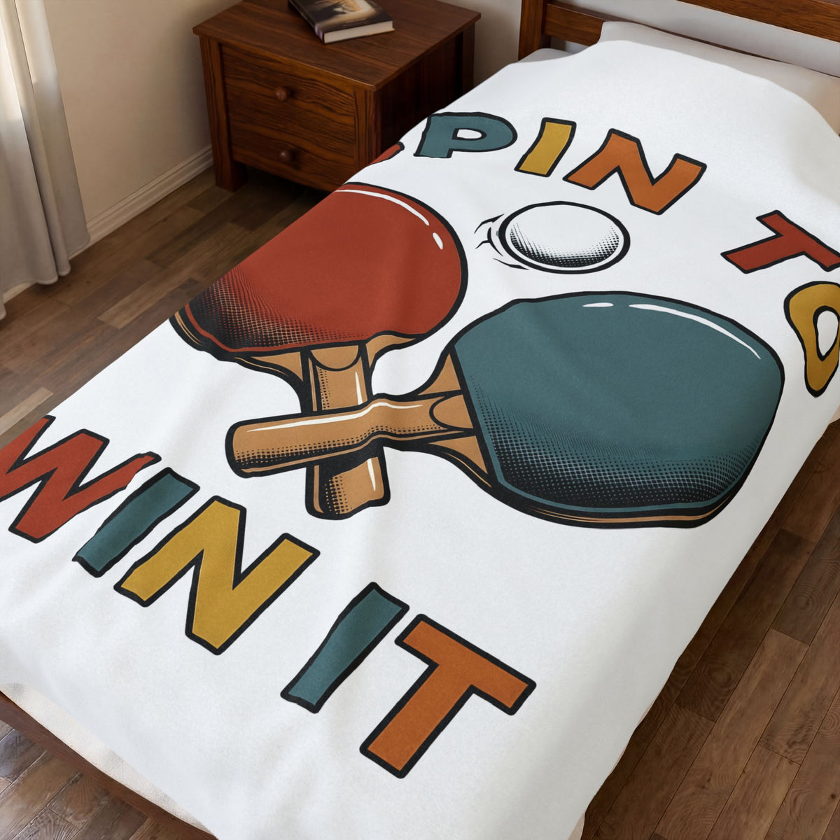 Table Tennis Rackets Blanket Sports Tabletop Games Gift Women Hand Drawn Blanket Ping Pong Paddle Blanket Athlete Fan Ping Pong Blanket Board Game