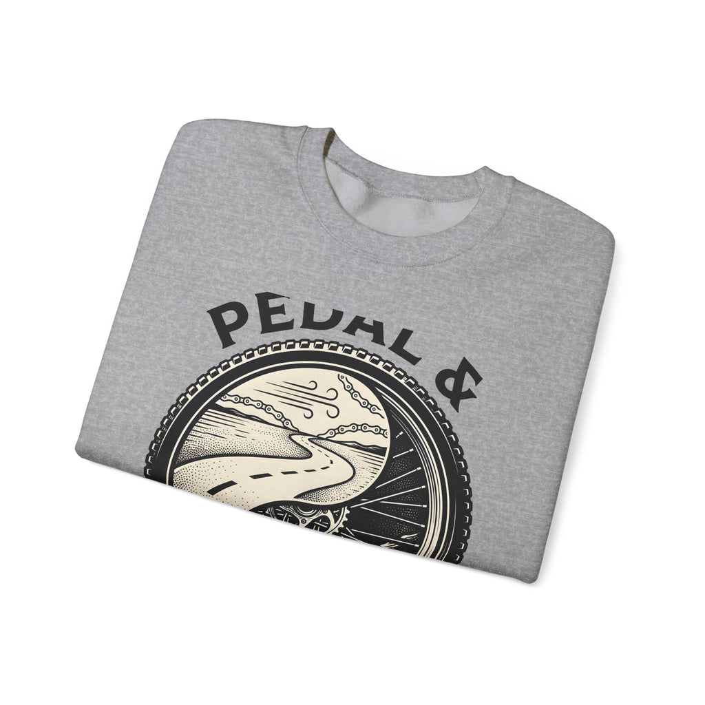 Biking Wheel Sweatshirt Cycling Journey Gift Women Heritage Sweatshirt Spokes Sweatshirt Cyclist Enthusiast Vintage Sweatshirt Travel Graphic Nostalgic