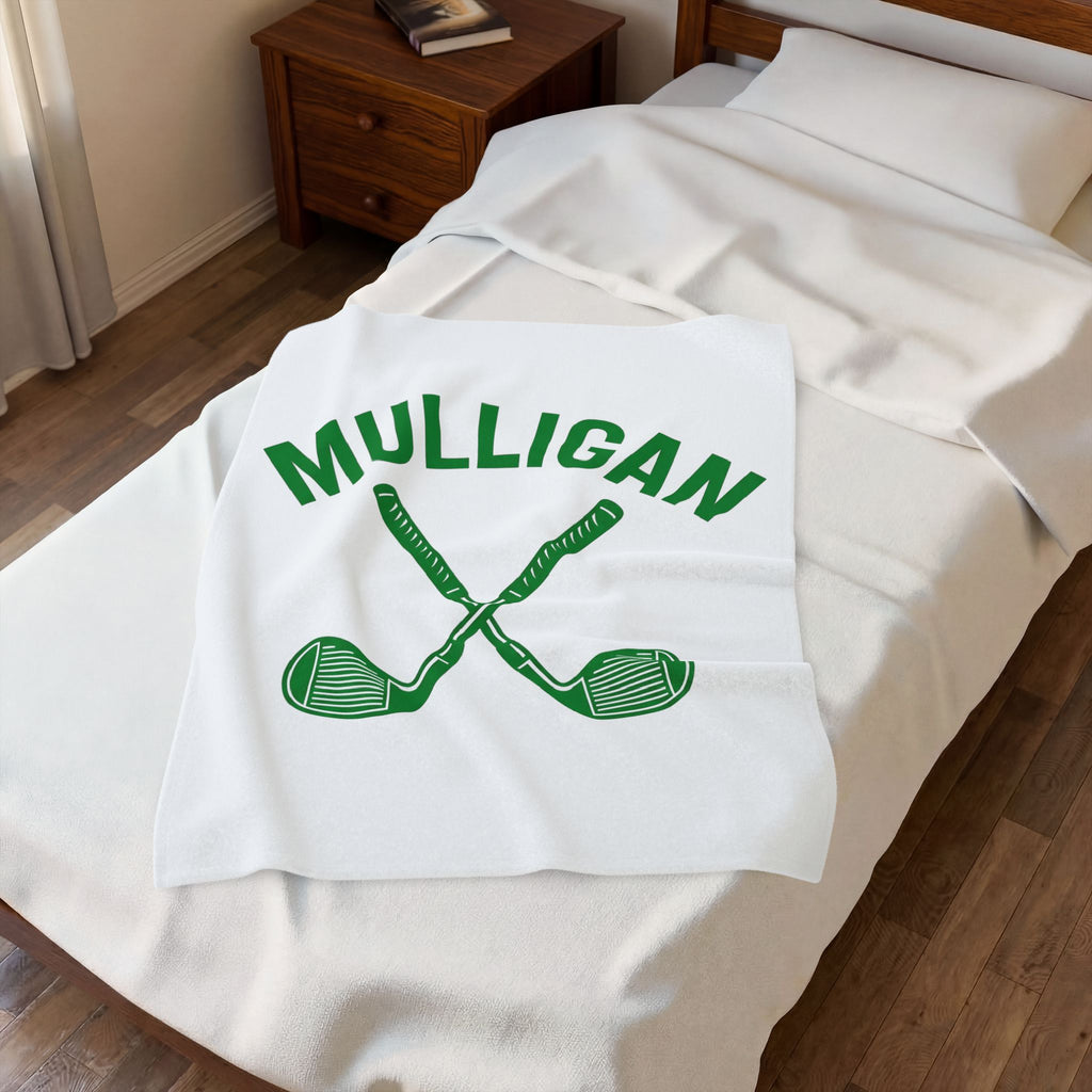 Golf Clubs Golf Joke Gift Modern Golfing Blanket