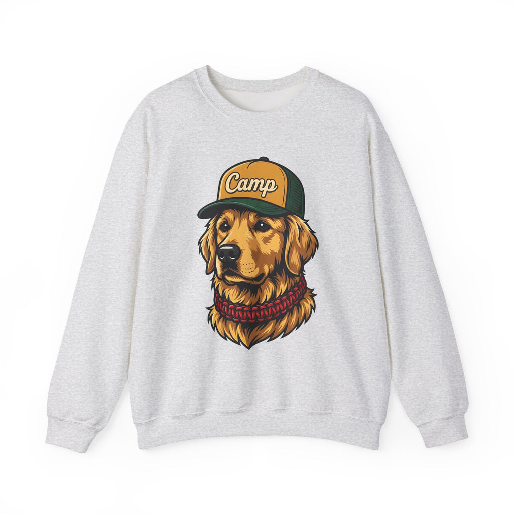 Golden Retriever Sweatshirt Dog Hiking Gift Women Hand Drawn Sweatshirt Retriever Sweatshirt Dog Fan Illustrated Graphic Sweatshirt Classic Cap Sweatshirt