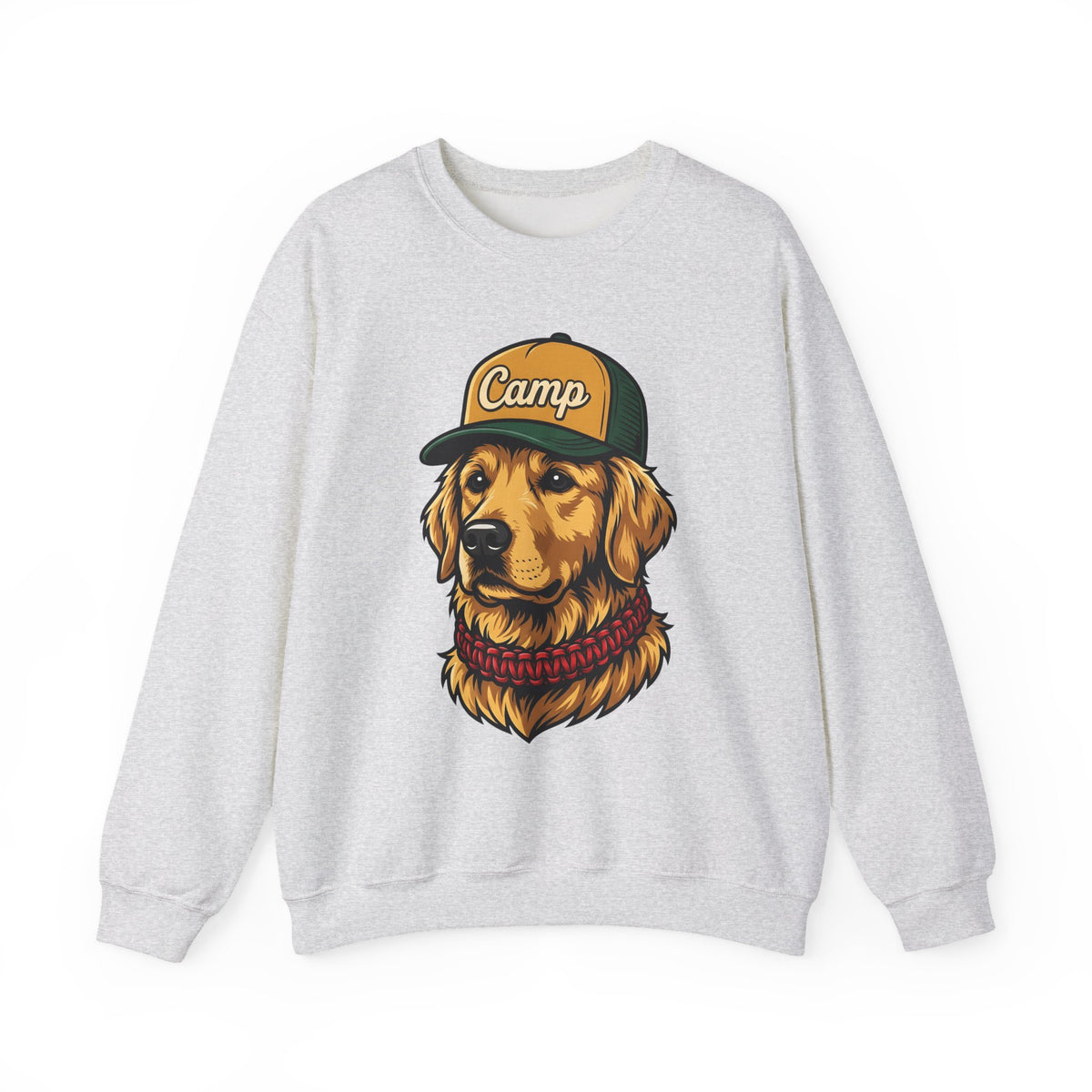 Golden Retriever Sweatshirt Dog Hiking Gift Women Hand Drawn Sweatshirt Retriever Sweatshirt Dog Fan Illustrated Graphic Sweatshirt Classic Cap Sweatshirt