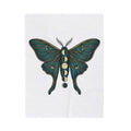 Luna Butterfly Blanket Boho Chic Astrology Gift Women Mystical Blanket Butterfly Blanket Bohemian Enthusiast Magical Blanket Zodiac Graphic Retro