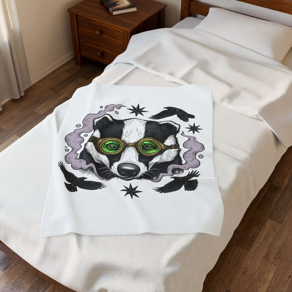 Badger Eyewear Halloween Creatures Gift Mysterious Glasses Horror Fan Spectacles Creature Classic Blanket
