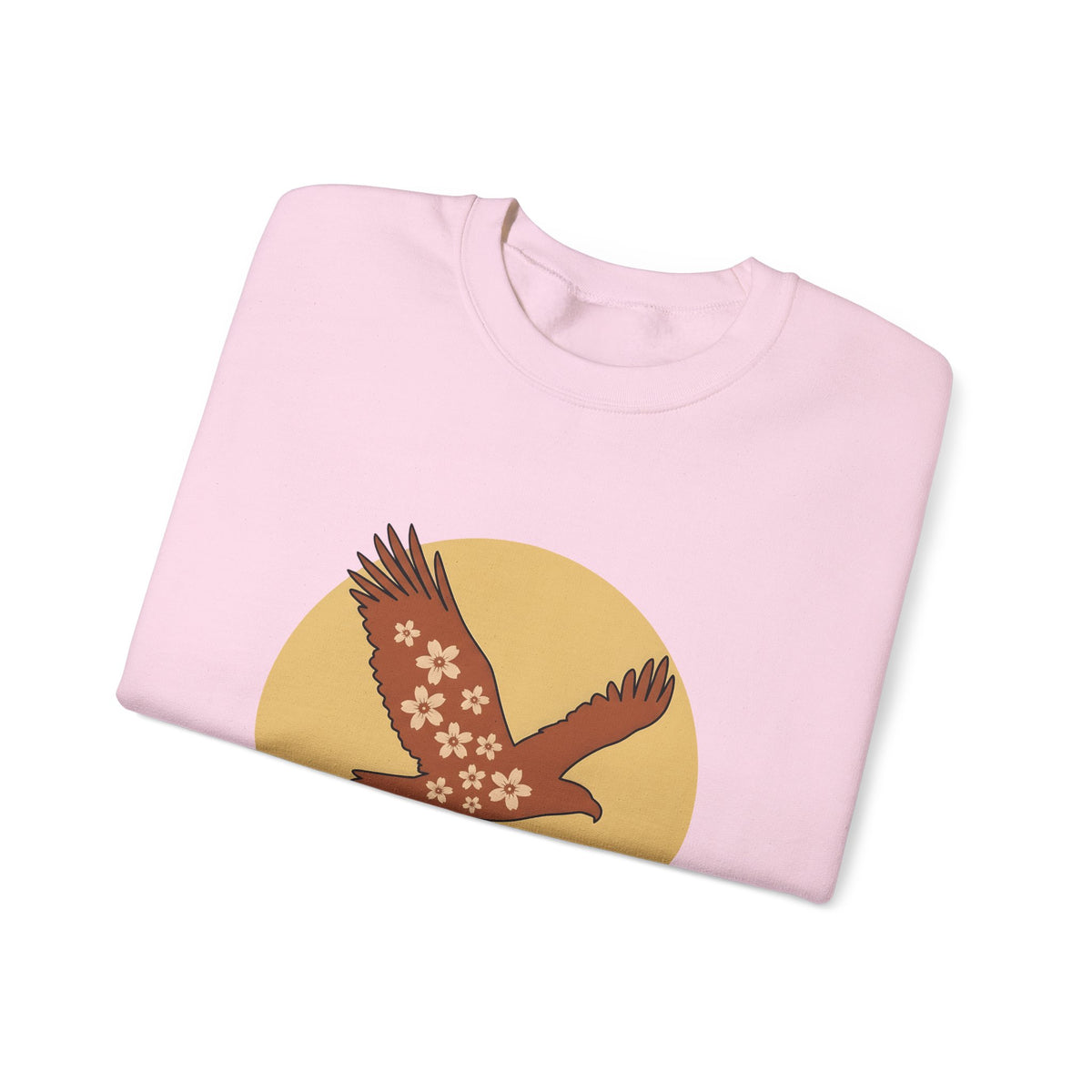 Floral Eagle Sweatshirt Boho Chic Nature Gift Women Boho Sweatshirt Bird Sweatshirt Bohemian Fan Tribal Graphic Sweatshirt Minimalist Mountains Sweatshirt