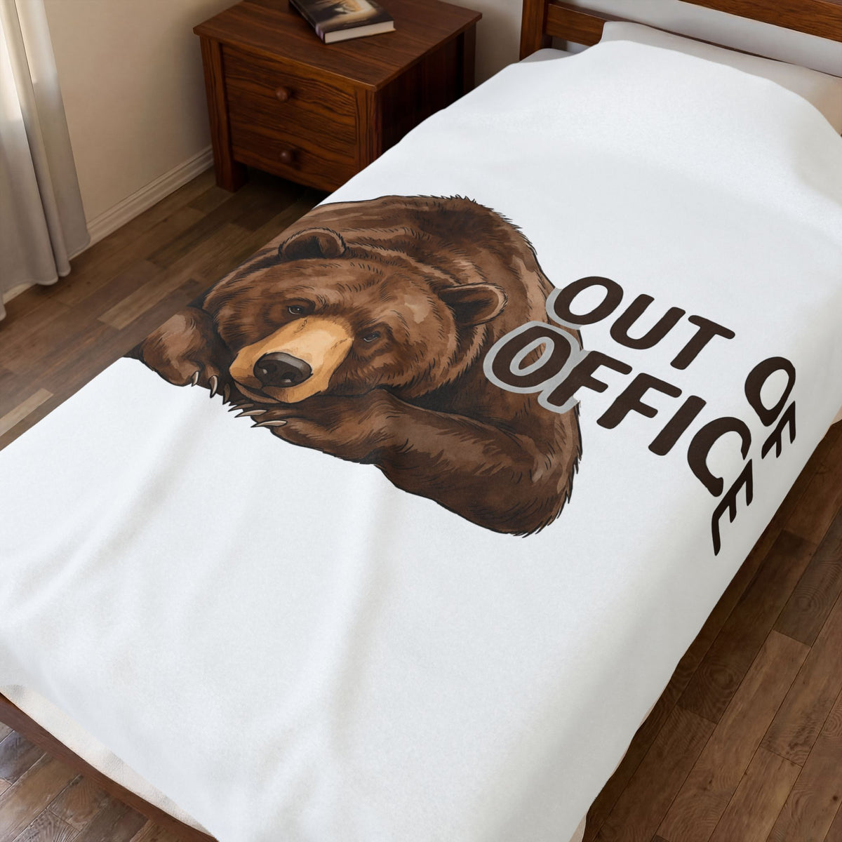Brown Bear Blanket Bear Pet Gift Women Sketch Blanket Grizzly Blanket Bear Fan Ursine Blanket Animal Graphic Comic Sleep Blanket