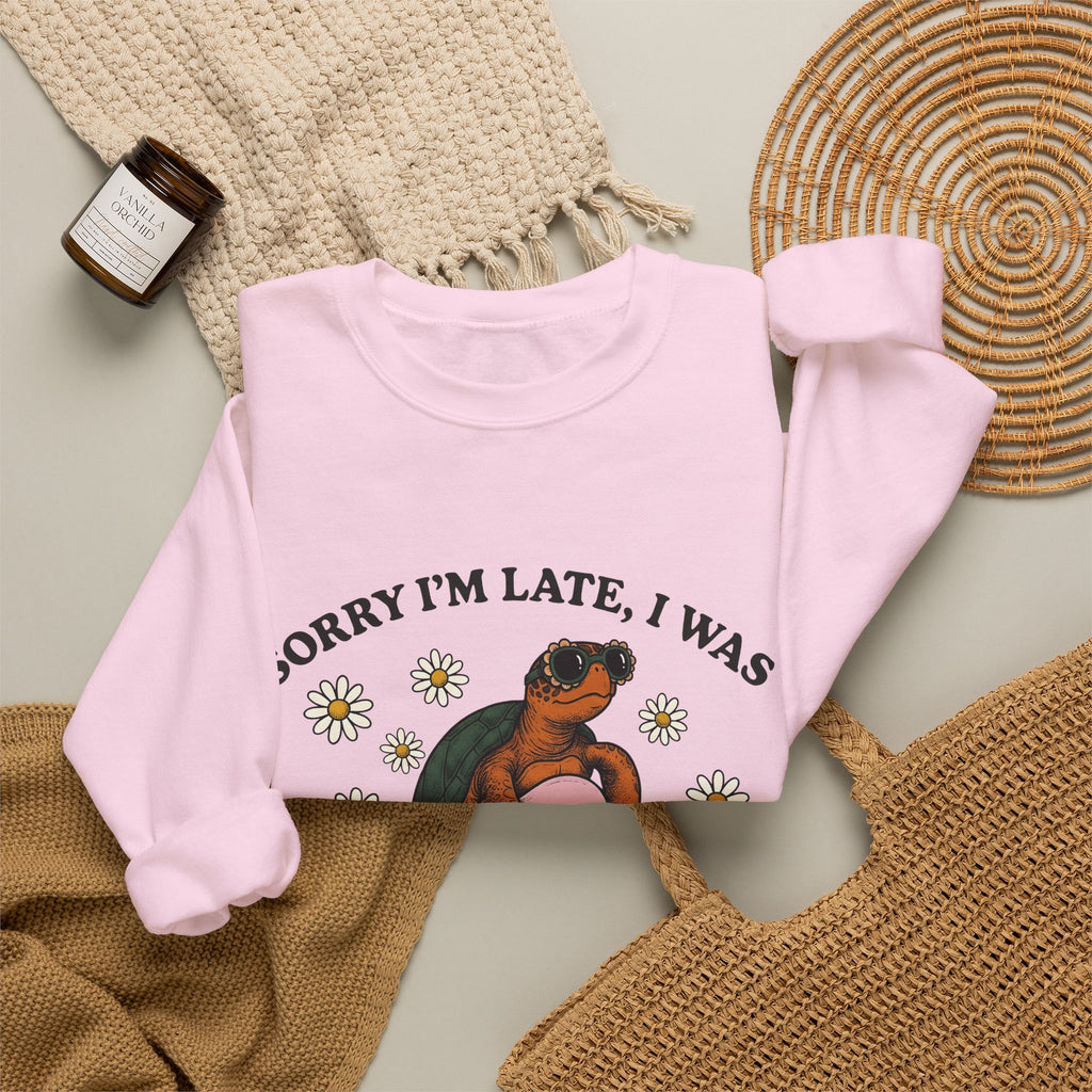 Turtle Swimming Ring Sweatshirt Sports & Activities Holiday Gift Women Nostalgic Sweatshirt Inflatable Ring Sweatshirt Athlete Fan Retro Sweatshirt Vacation