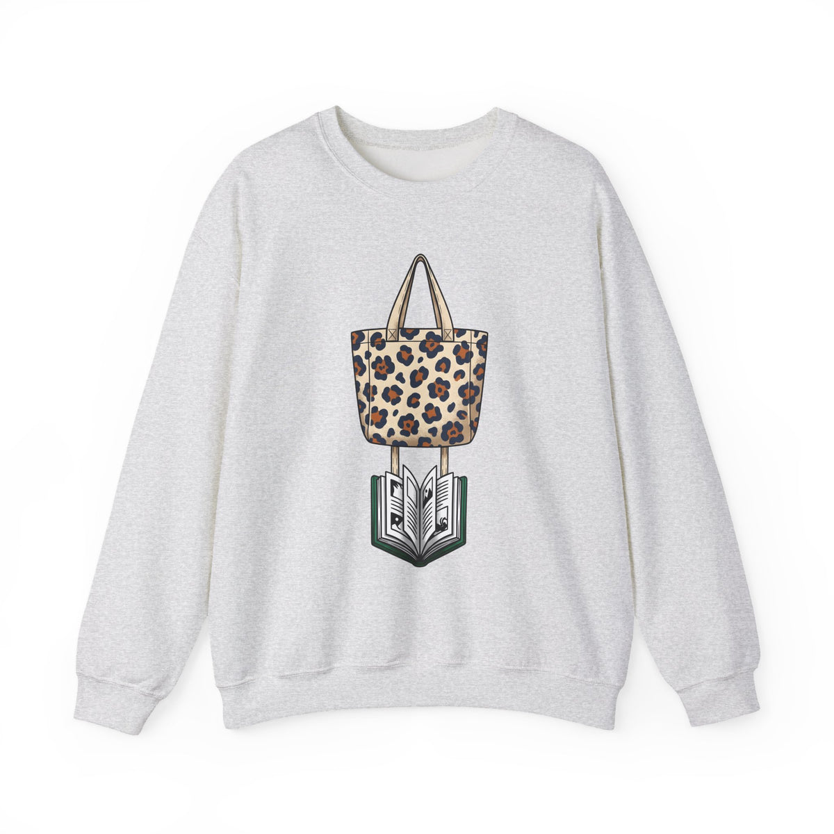 Leopard Sweatshirt Sweatshirt Teachers Literacy Gift Women Rustic Sweatshirt Tote Sweatshirt Educator Enthusiast Country Sweatshirt Reading Graphic Simple Book