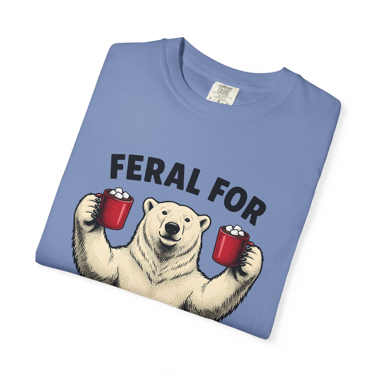 White Bear Holiday Frost Gift Rustic Polar Bear Christmas Fan Winter Cartoon Tea Mug T-Shirt
