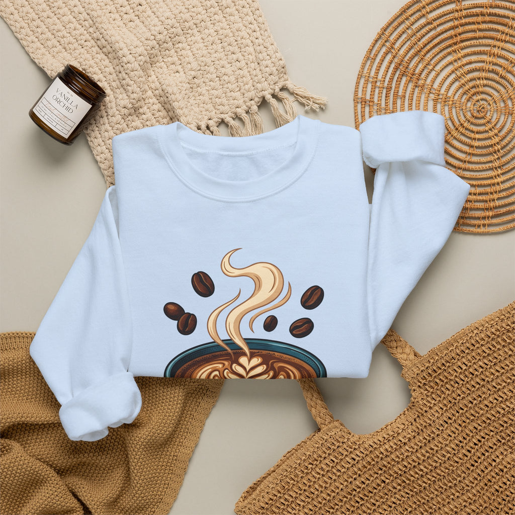Espresso Cup Sweatshirt Coffee Cuisine Gift Women Line Art Sweatshirt Coffee Sweatshirt Sweatshirt Coffee Fan Coffee Art Sweatshirt Food Graphic Classic Coffee Seeds