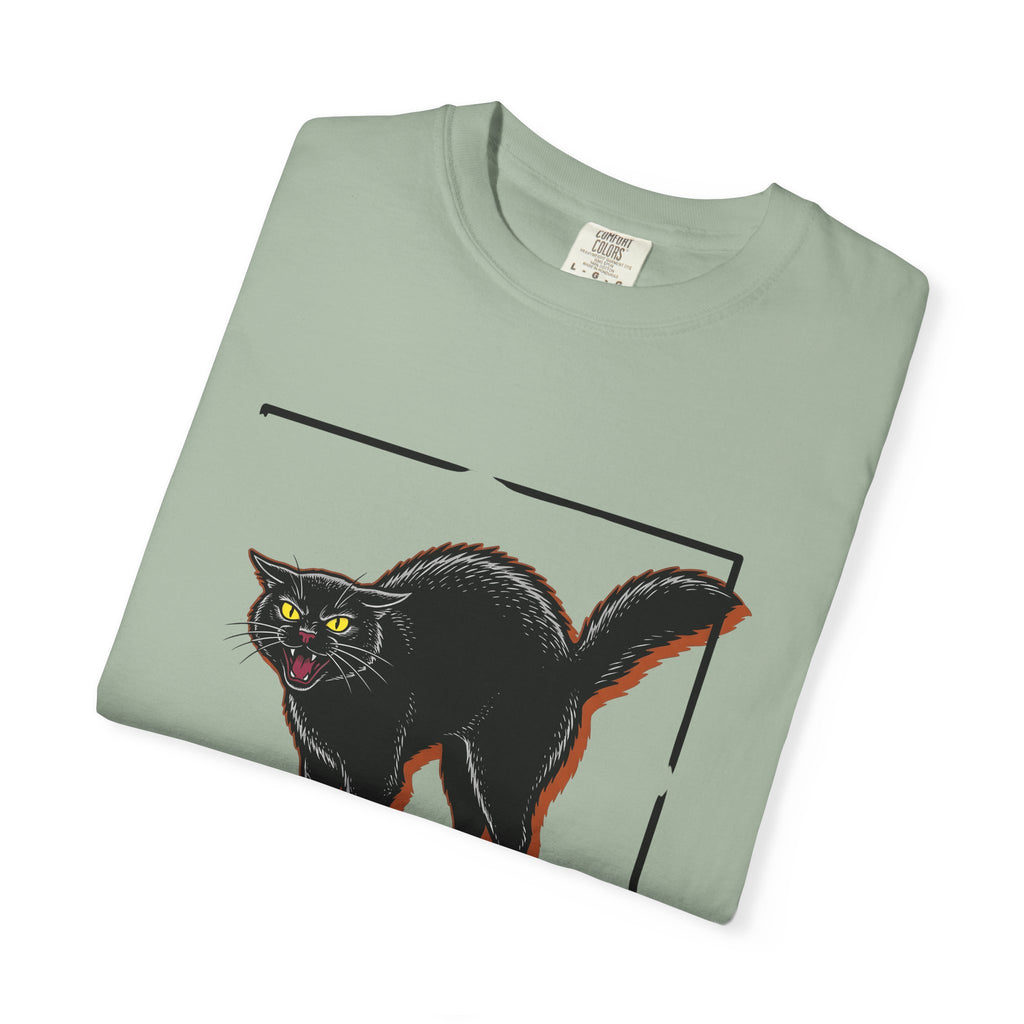 Ebony Cat Cat Event Gift Clean Black Cat Feline Fan Minimalist Party Aged Shining T-Shirt