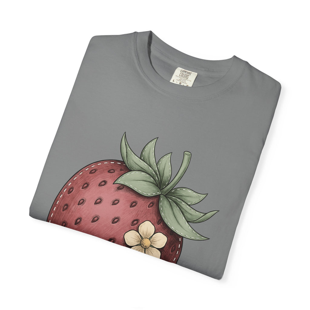 Strawberry Design T-Shirt Moms Harvest Gift Women Garden T-Shirt Fruit T-Sh