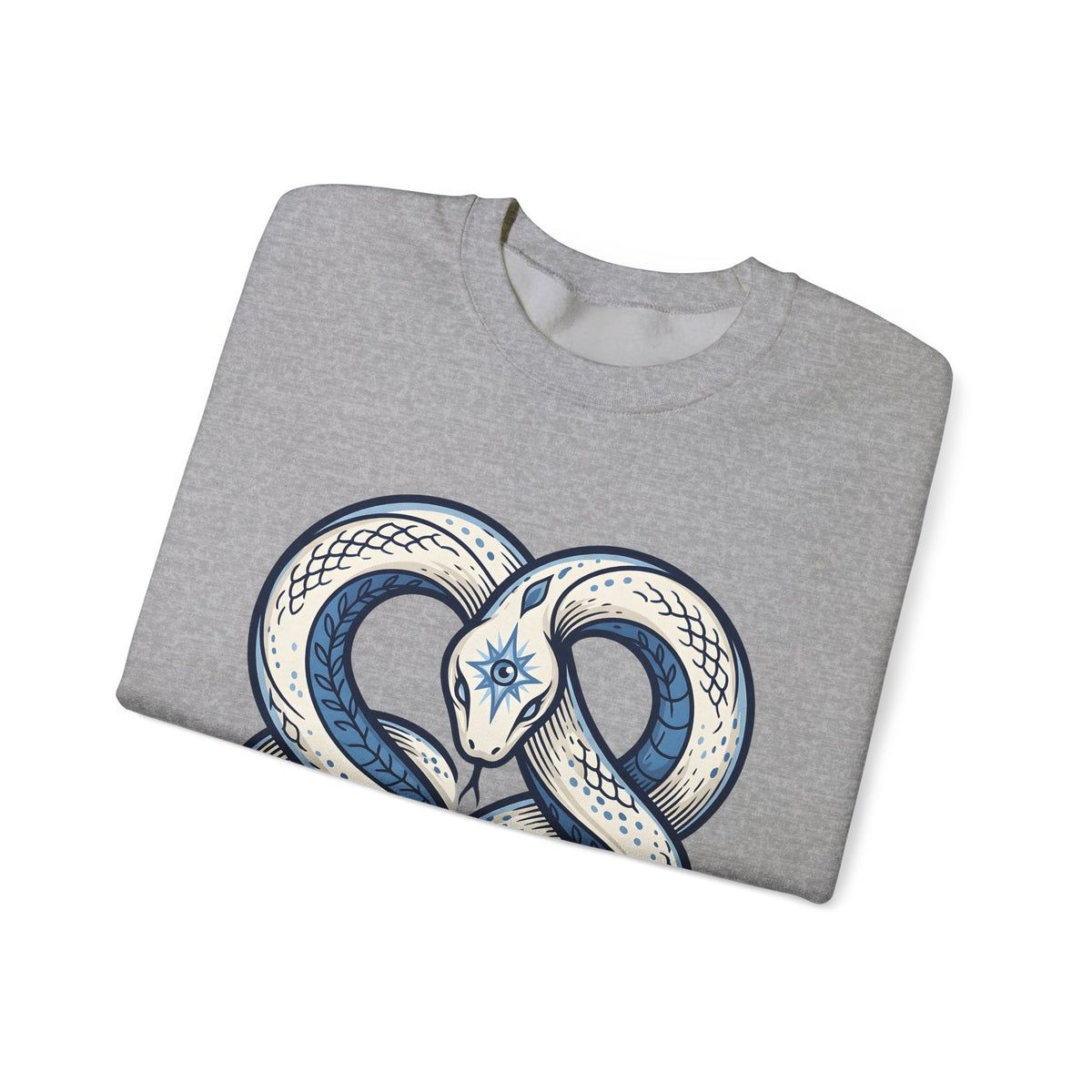 Magical Serpent Sweatshirt Boho Chic Mysticism Gift Women Primitive Sweatshirt Snake Sweatshirt Bohemian Fan Naive Sweatshirt Occult Graphic Body Art All