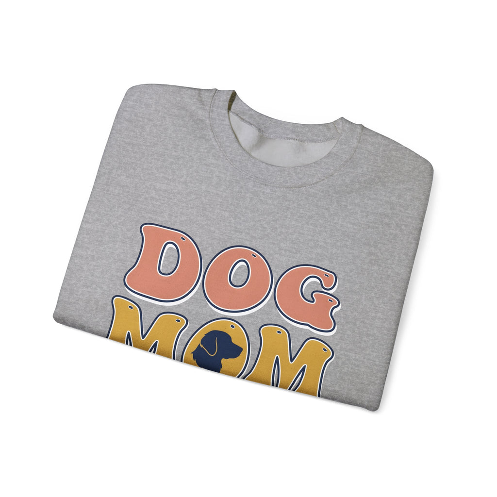 Dog Outline Sweatshirt Dog Mom Animal Gift Women Vintage Sweatshirt Puppy Sweatshirt Dog Mom Fan Retro Sweatshirt Creature Graphic Minimalist Large Text Sweatshirt