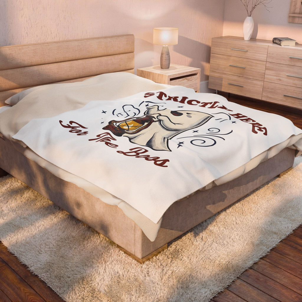 Cute Ghost Halloween Party Gift Cartoon Specter Spooky Fan Boo Vintage Lantern Blanket