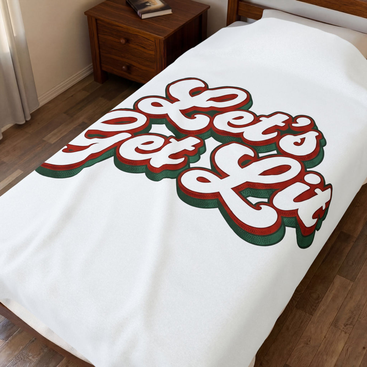 Festive Message Blanket Christmas Fun Gift Women Joyful Blanket Holiday Greeting Blanket Christmas Fan Cheerful Blanket Amusement Graphic Classic