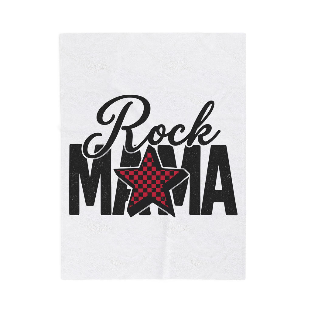Star Icon Blanket Moms Tune Gift Women Sketch Blanket Star Blanket Motherhood Fan Illustrated Blanket Melody Graphic Nostalgic Tartan Print Blanket