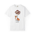 Corgi Puppy T-Shirt Dog Outdoors Gift Women Floral T-Shirt Puppy T-Shirt Dog Fan Canine Graphic Outdoorsy Design Antique Toadstool T-Shirt