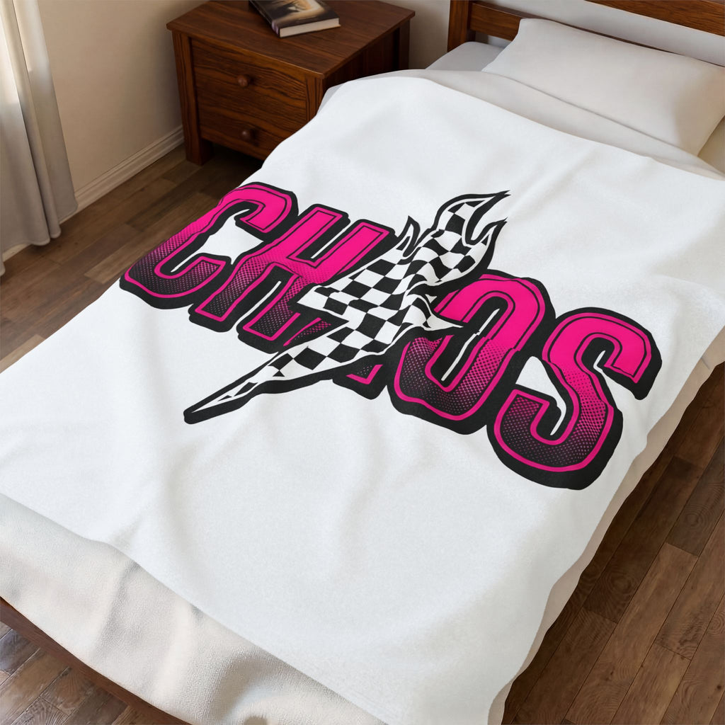 Thunderbolt Blanket Mom Fun Gift Women Heavy Blanket Lightning Blanket Mother Fan Brutal Blanket Humorous Graphic Old School Tartan Blanket