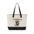 Possum Holiday Hat Tote Bag Funny Critter Gift Women Sketch Tote Bag Opossum Tote Bag Humor Fan Doodle Tote Bag Animal Graphic Line Art Xmas Wreath