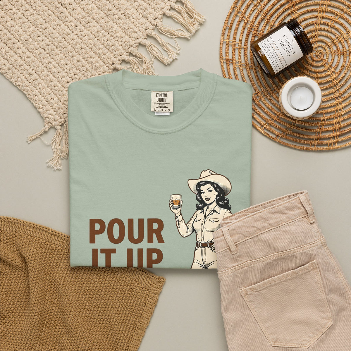 Cowgirl Cowgirl Western Gift Vintage Cowgirl Fan Distressed Western T-Shirt